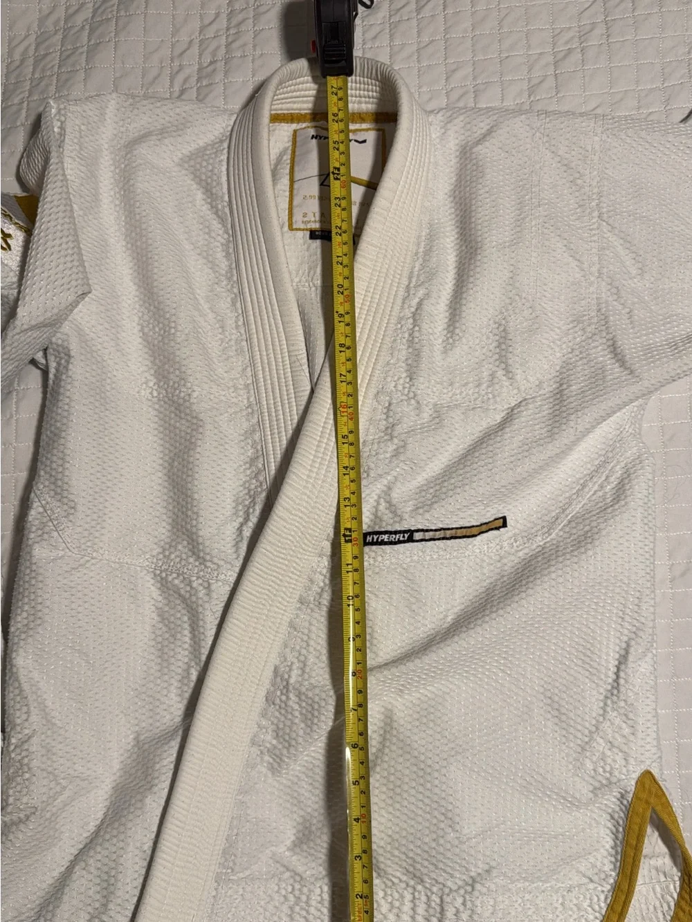 Starlyte ll Gold White BJJ Gi